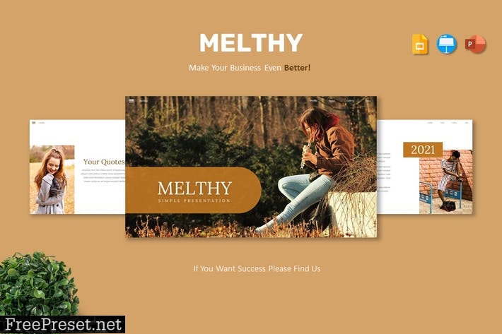 Melthy - Presentation Template FKWHU8M