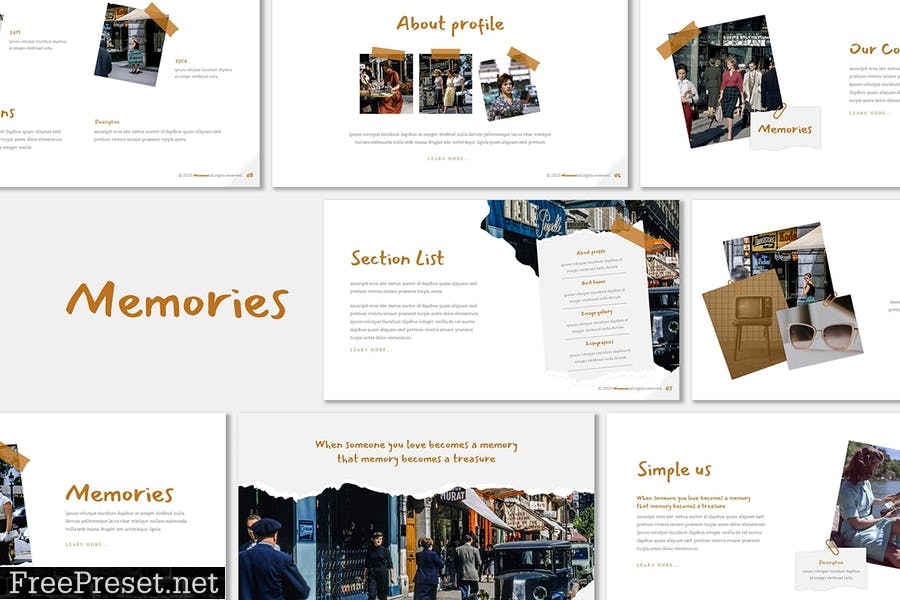 Memories - Presentation Template CJE7TB6