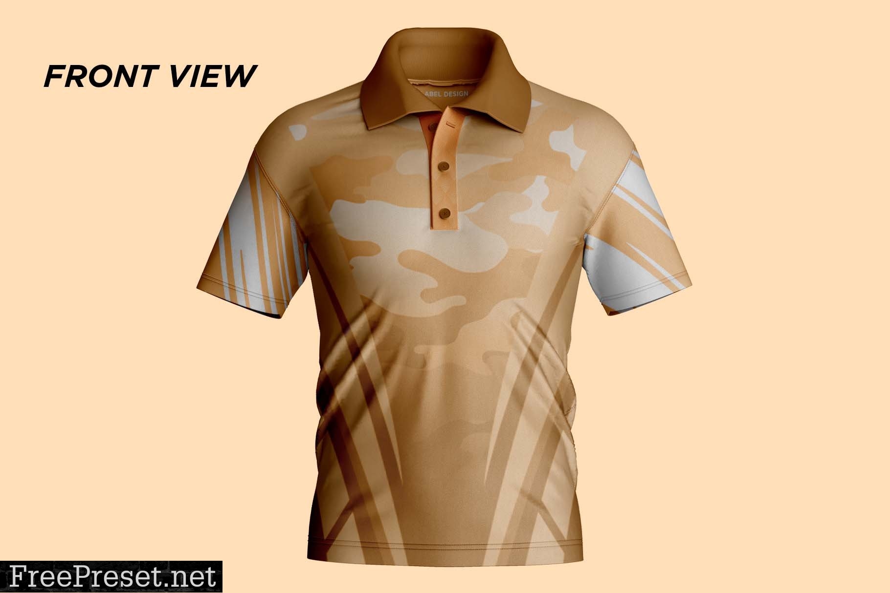 Men's Polo T-Shirt Mockup 7234817