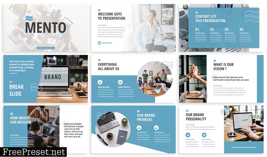 Mento - Business Powerpoint Template VJFYKQ4