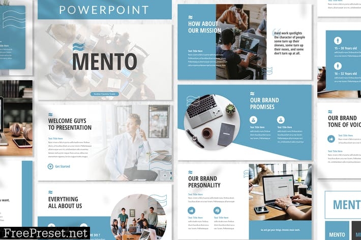 Mento - Business Powerpoint Template VJFYKQ4