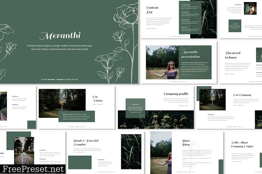 Meranthi - Presentation Template 2DERHJP