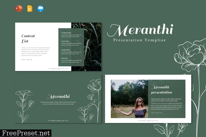 Meranthi - Presentation Template 2DERHJP