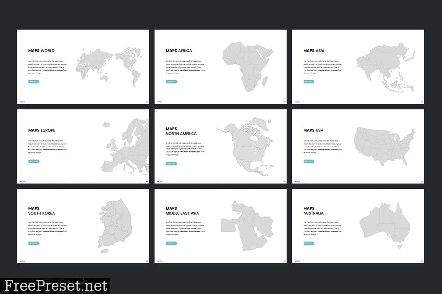 Meteor PowerPoint Template AVN8WD