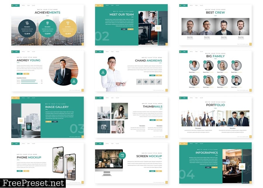 Metric - Presentation Template 7ZQKHRY