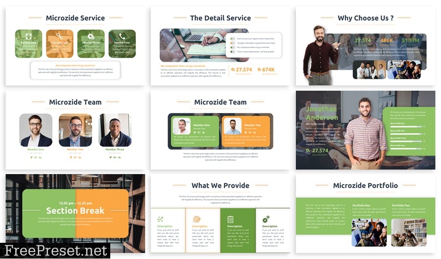 Microzide - Business Template Prensentation KYEPTTU