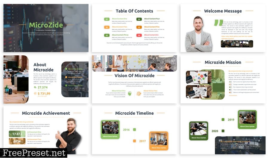 Microzide - Business Template Prensentation KYEPTTU