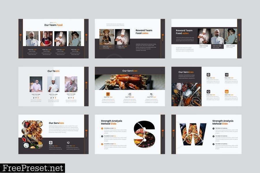 Miefood - Business Powerpoint Template XAKX253