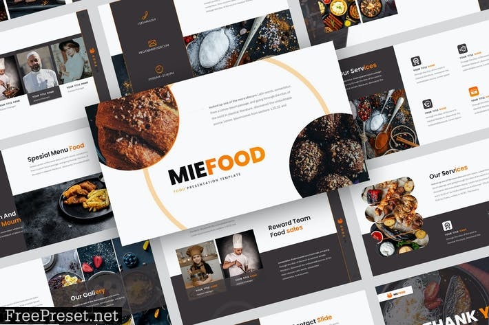 Miefood - Business Powerpoint Template XAKX253