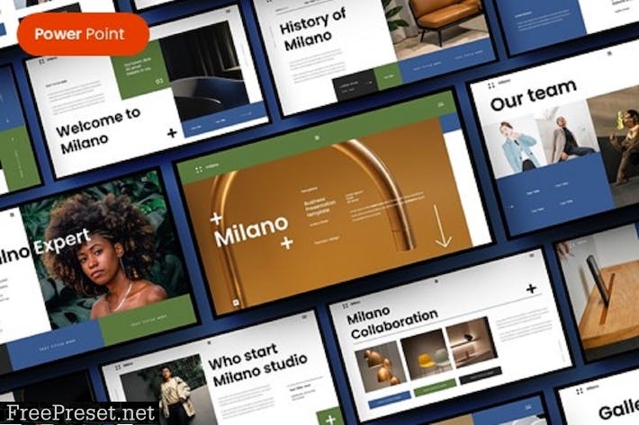 Milano – Business PowerPoint Template 9G738E6