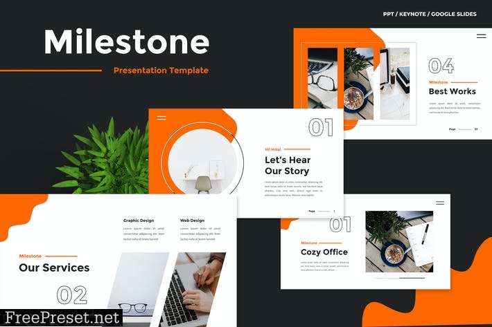 Milestone Presentation Template DSPP46E