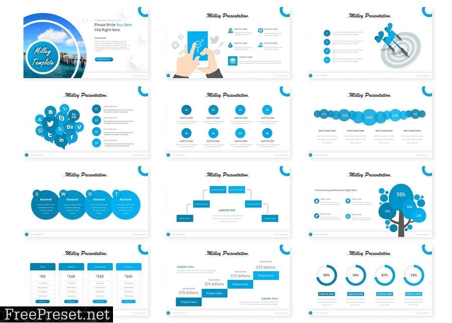 Milley - Powerpoint Template WVHF32