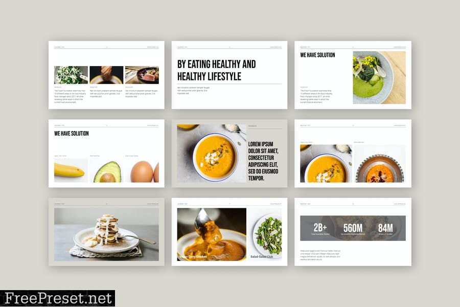 Minifood - Healthy Food and Beverages Pitch Deck MPQ23M2