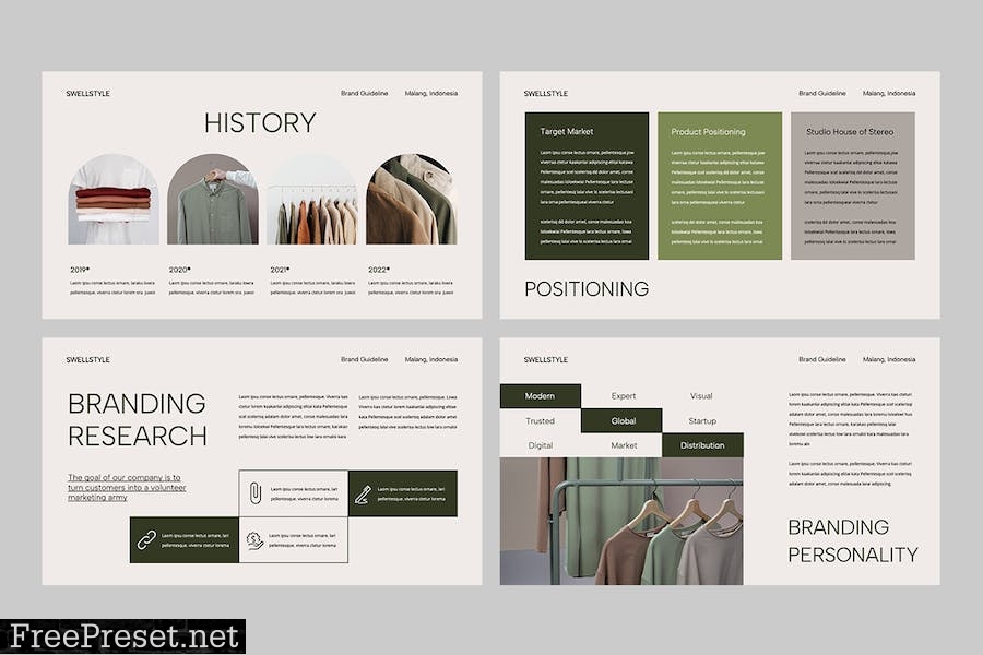 Minimalist Brand Guideline Powerpoint DMZD2K5