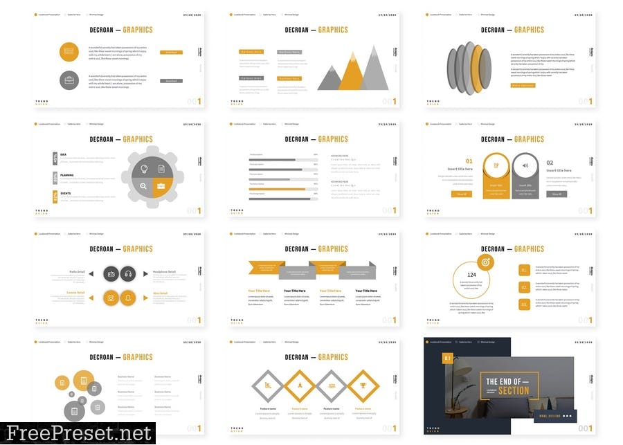 Minimalist Decroan | Powerpoint, Key, Google Slide T3UA3S2