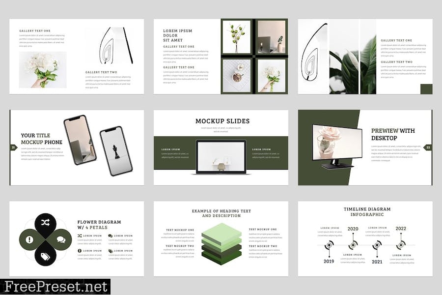 Minimalist PowerPoint Template 4GP9S87