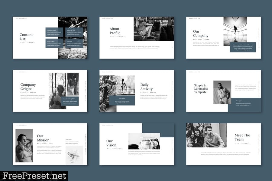 Misquen - Presentation Template BWVAXU5