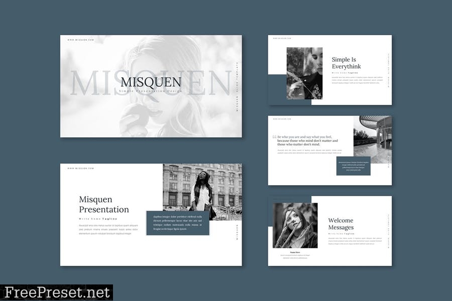 Misquen - Presentation Template BWVAXU5