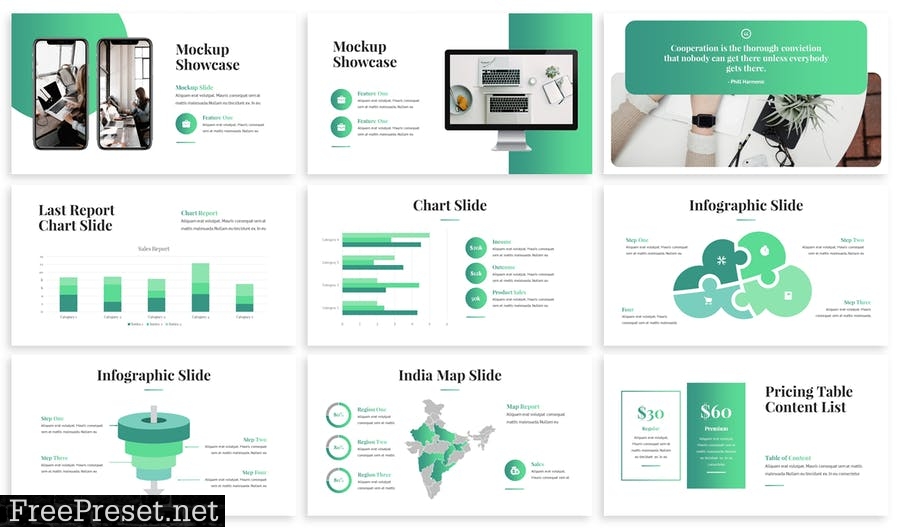 Mixes - Business Powerpoint Template 7E4XTGK