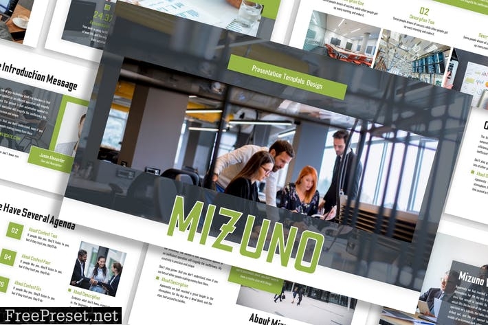 Mizuno - Business Template Prensentation NFMVXQJ