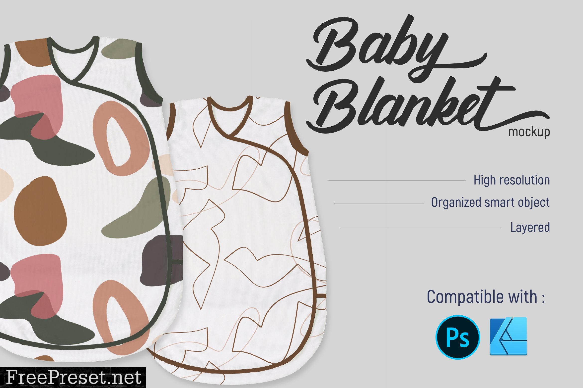 Mockup Baby Blanket 7170785