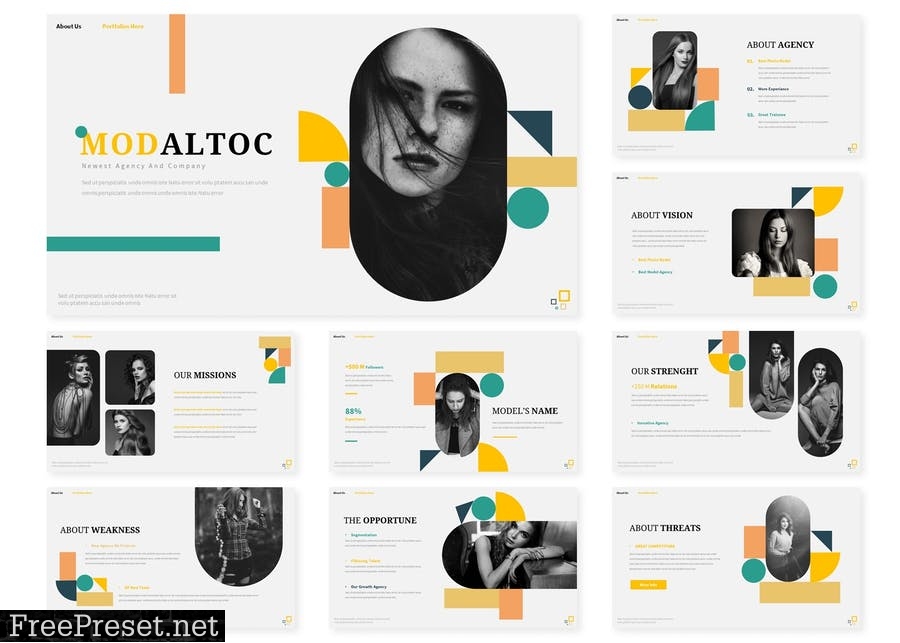 Modaltoc | Presentation Template ZV6XTPH