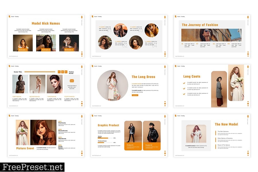 Model Outift Presentation Template N8TAY4V