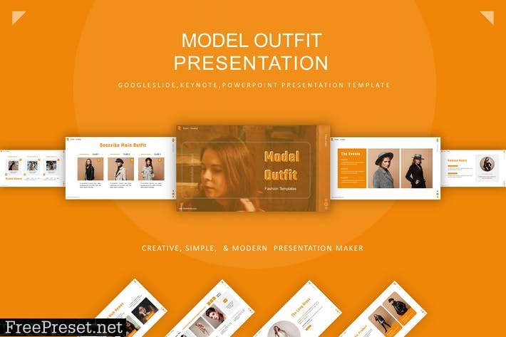 Model Outift Presentation Template N8TAY4V