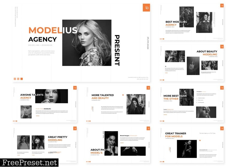 Modelius | Presentation Template QP3E3W4