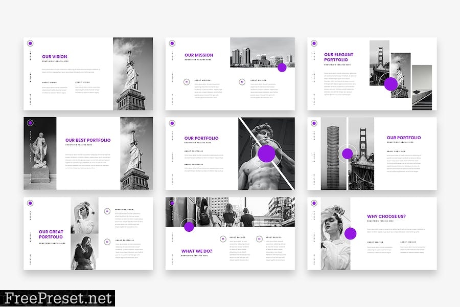 Moden - Minimalist PowerPoint Template JDZHES6