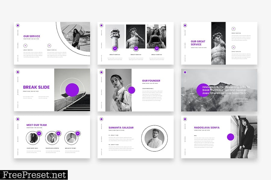 Moden - Minimalist PowerPoint Template JDZHES6