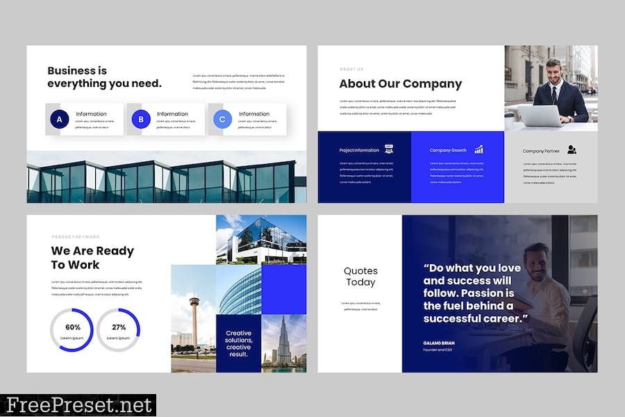 Modern Business Pitch Deck Powerpoint 2SP9C64