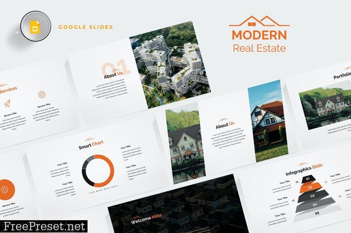 Modern Real Estate Google Slides Template W3XTXY