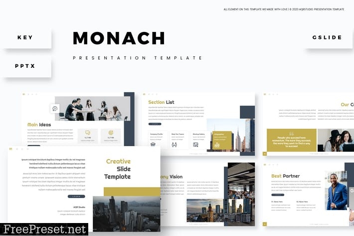 Monach - Presentation Template 86CE3F8