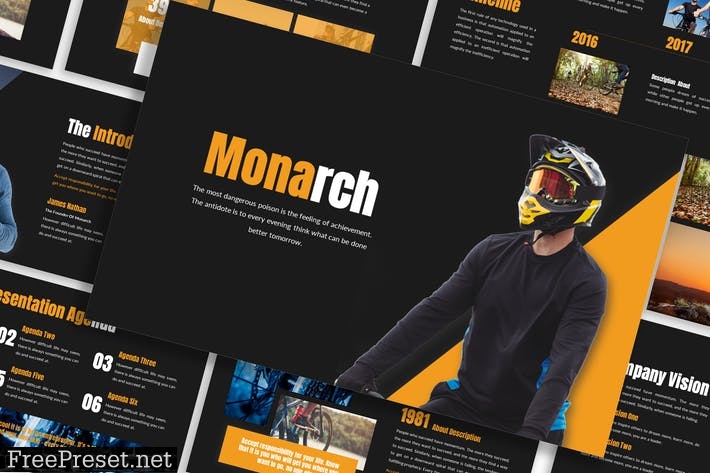 Monarch - Business Template Prensentation 3Z8K6WM