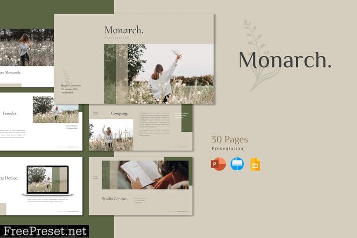 Monarch - Presentation Template HANRX5W