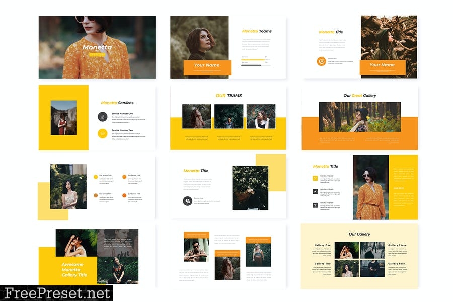 Monetta - Powerpoint Template TWNCAK6