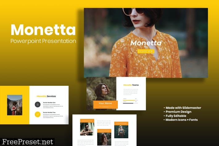 Monetta - Powerpoint Template TWNCAK6