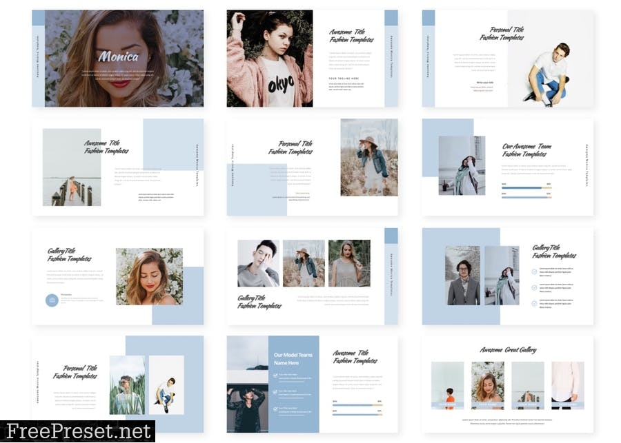 Monica - Presentation Template JW49JE2