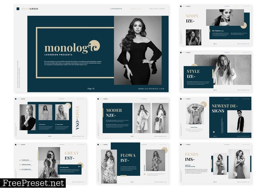 Monologic | Presentation Template 6RJ96B8