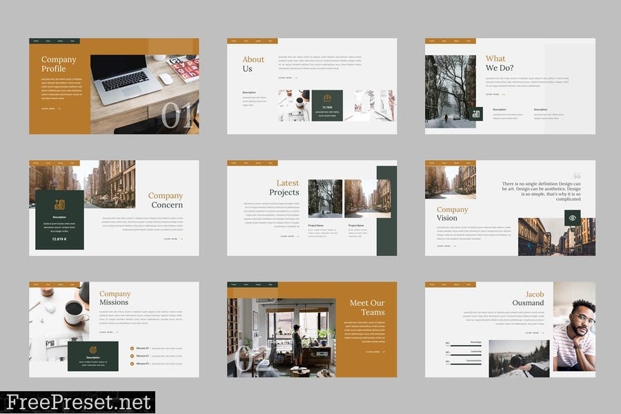 Monroe - Presentation Template QDLV7E9