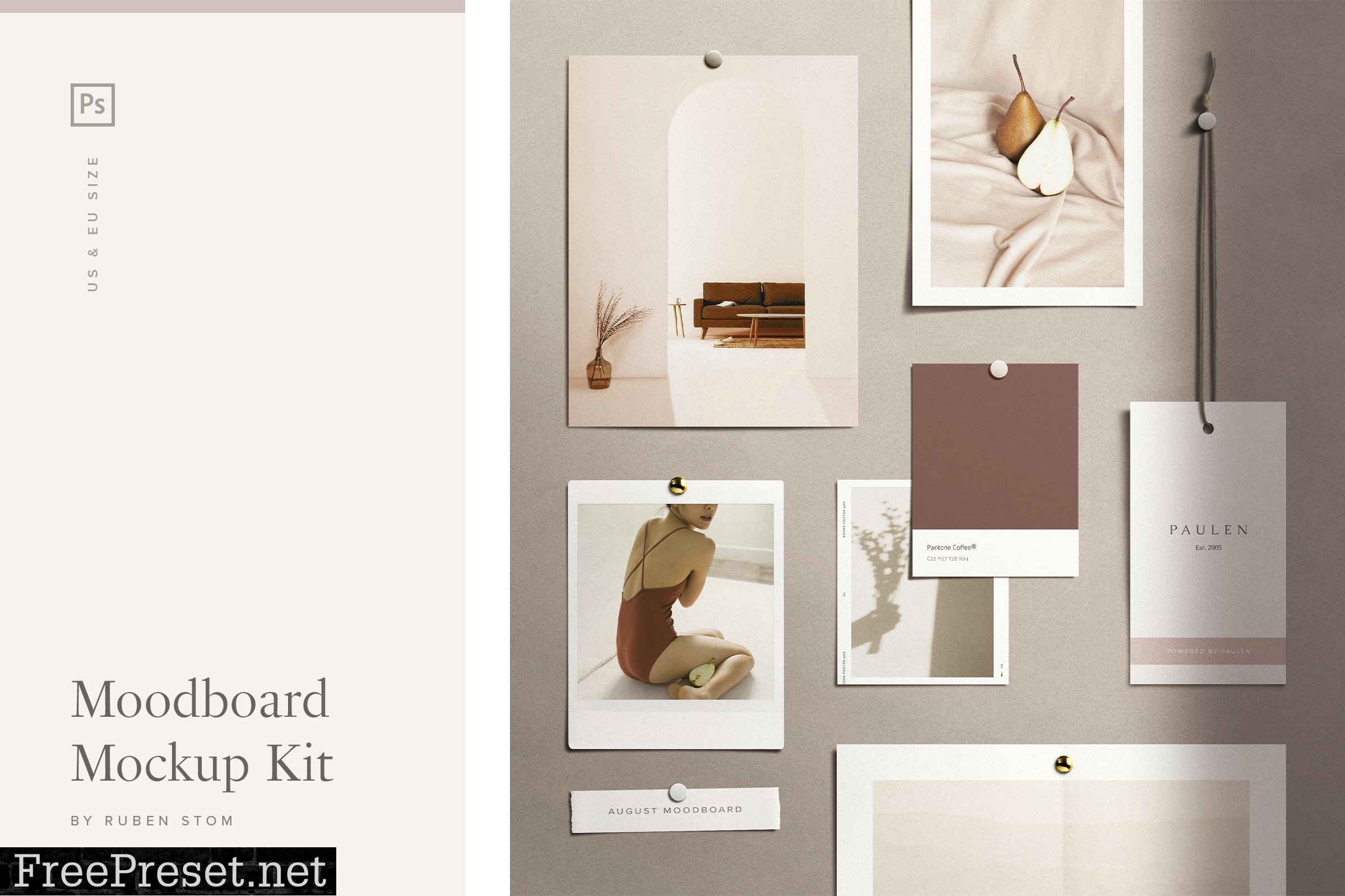 Moodboard Mockup Kit 4045943