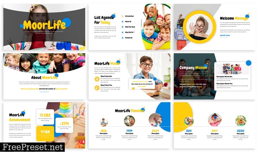 Moorlife - Business Template Prensentation 53TKNCN