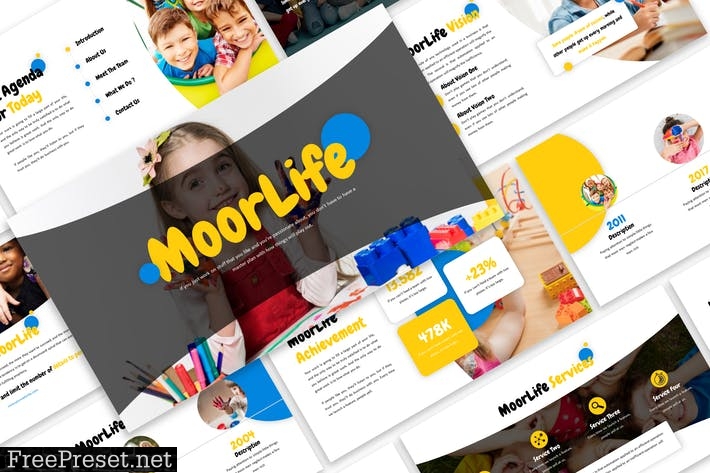 Moorlife - Business Template Prensentation 53TKNCN