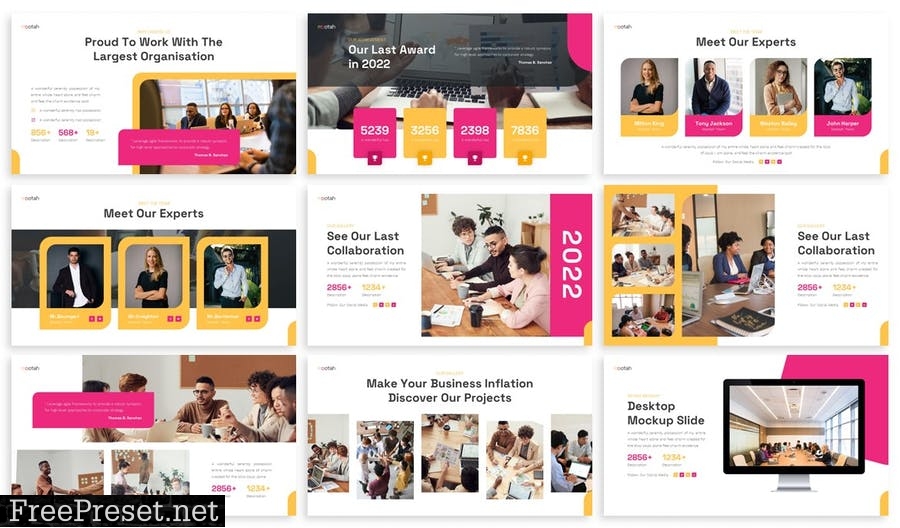 Mootah - Multipurpose Powerpoint Template FWV5U5U