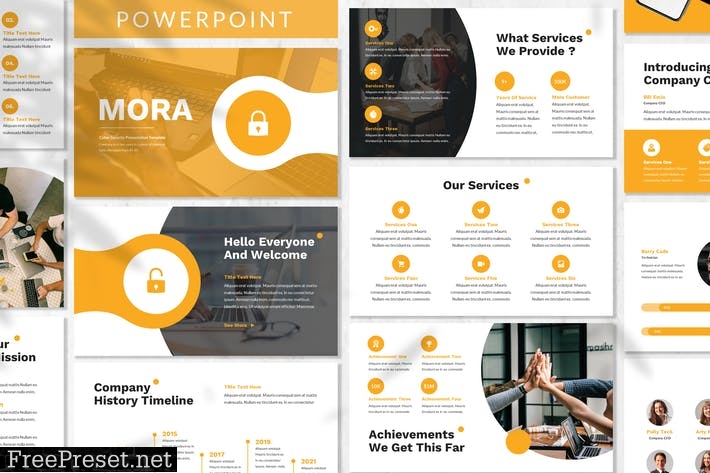 Mora - Business Powerpoint Template VSFTKRA