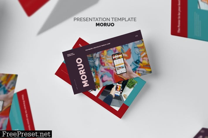 Moruo : Mobile Apps Powerpoint VMR43VM
