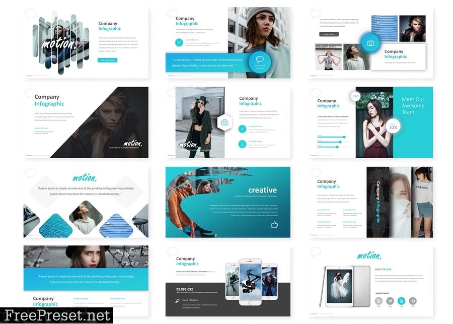 Motion - Google Slides Template HZ57LT