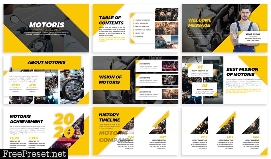 Motoris - Automotive Template Prensentation 5EBUC5R