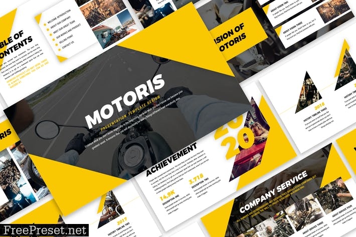 Motoris - Automotive Template Prensentation 5EBUC5R